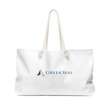 Load image into Gallery viewer, White Weekender Tote Bag