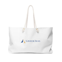 Load image into Gallery viewer, White Weekender Tote Bag